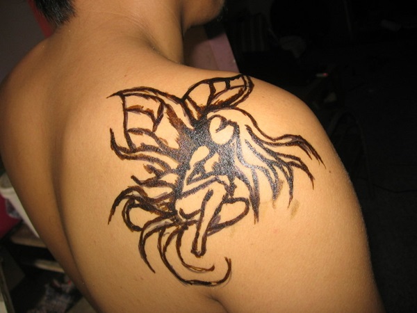 Fantastic henna tattoo design, idea 52