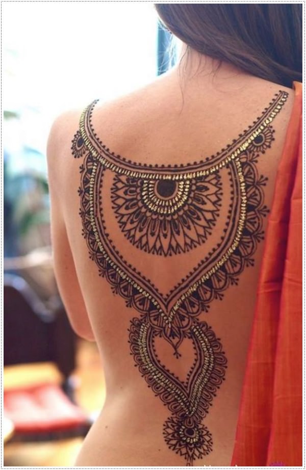 Fantastic henna tattoo design, idea 9