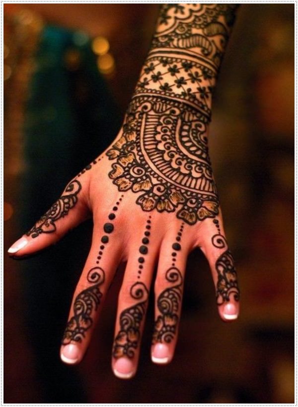 Fantastic henna tattoo design, idea 8