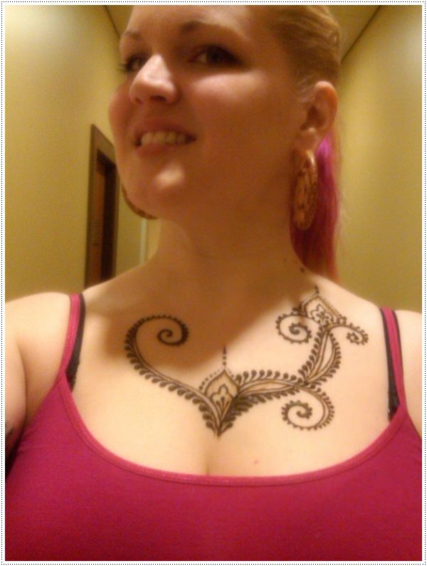 Fantastic henna tattoo design, idea 17