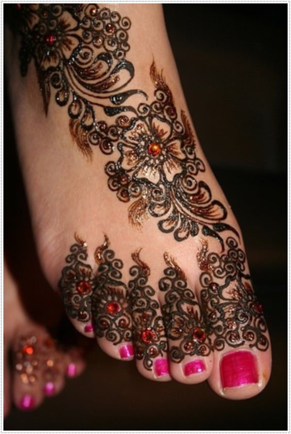 Fantastic henna tattoo design, idea 4