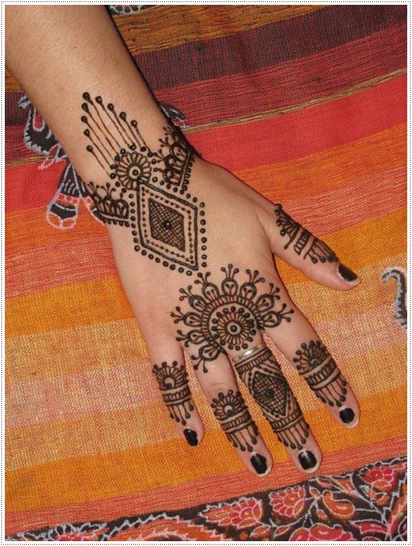 Fantastic henna tattoo design, idea 3