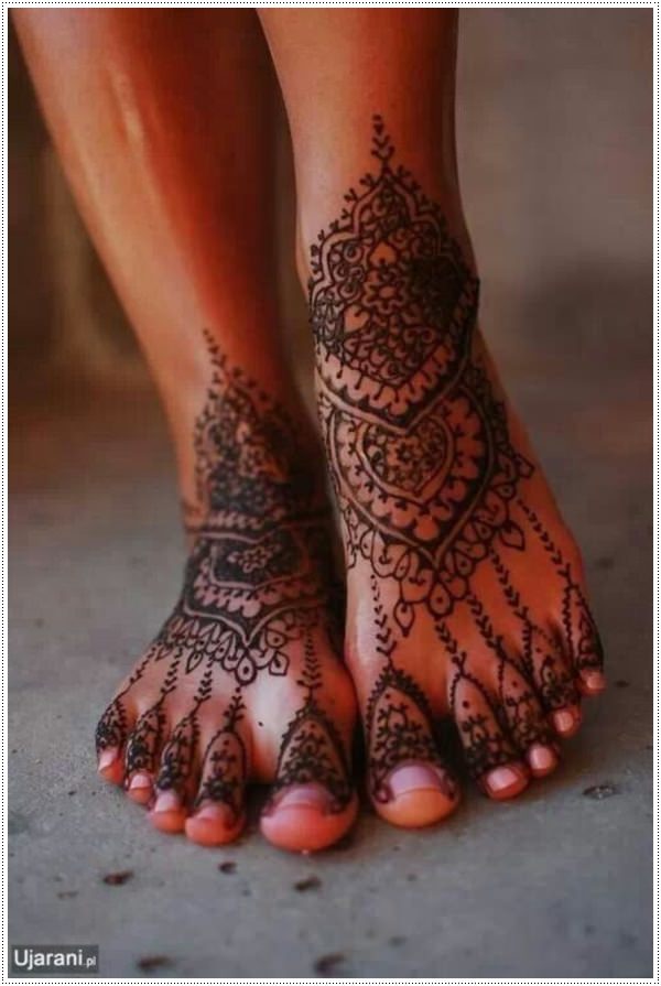 Fantastic henna tattoo design, idea 21