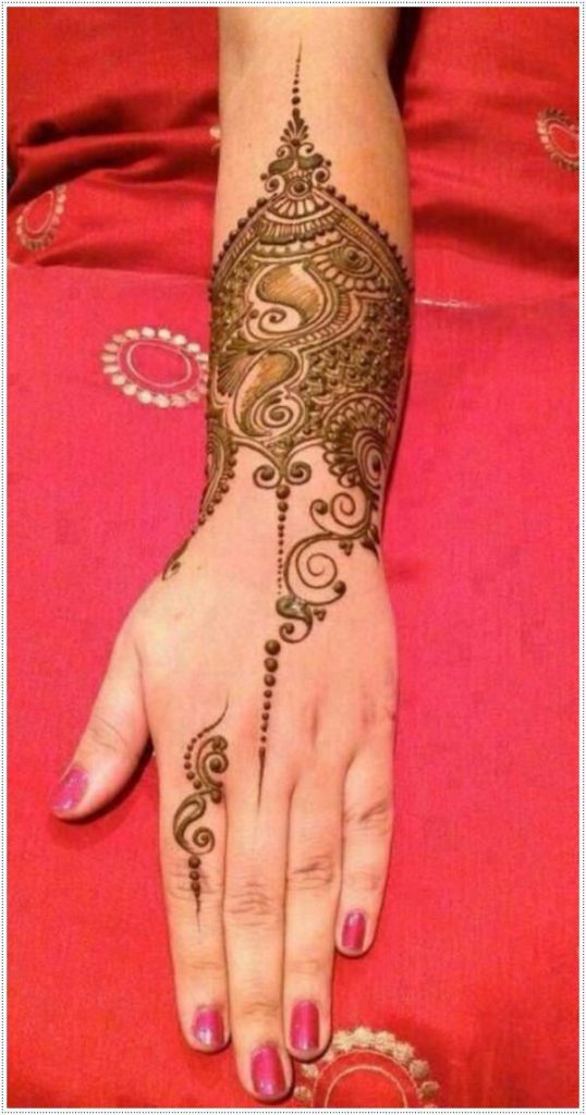 Fantastic henna tattoo design, idea 26