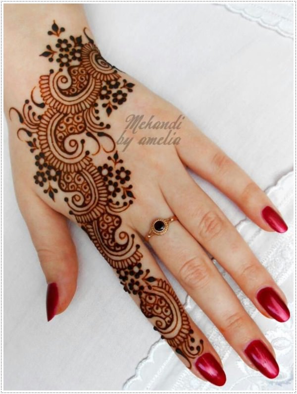 Fantastic henna tattoo design, idea 5