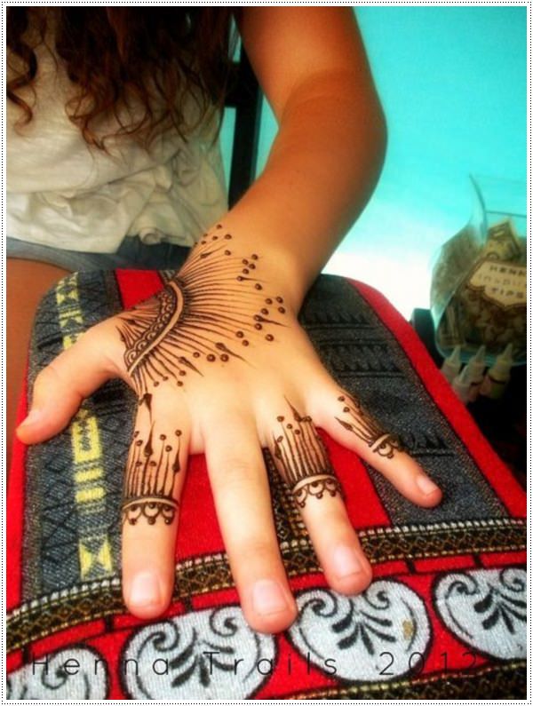 Fantastic henna tattoo design, idea 11