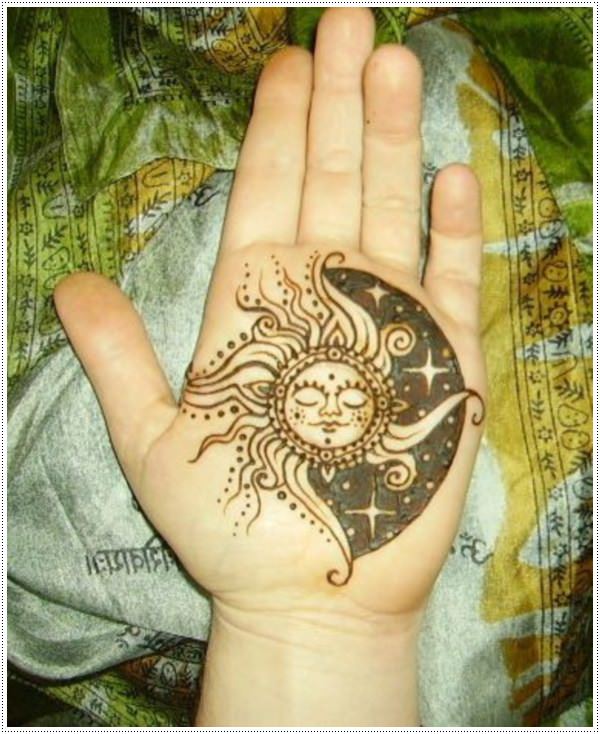 Fantastic henna tattoo design, idea 10