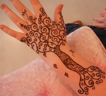 Fantastic henna tattoo design, idea 49