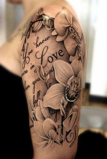 Graceful serenity prayer tattoo design, idea 15