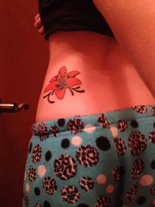 Sexy lower back tattoos for girls design, idea 40
