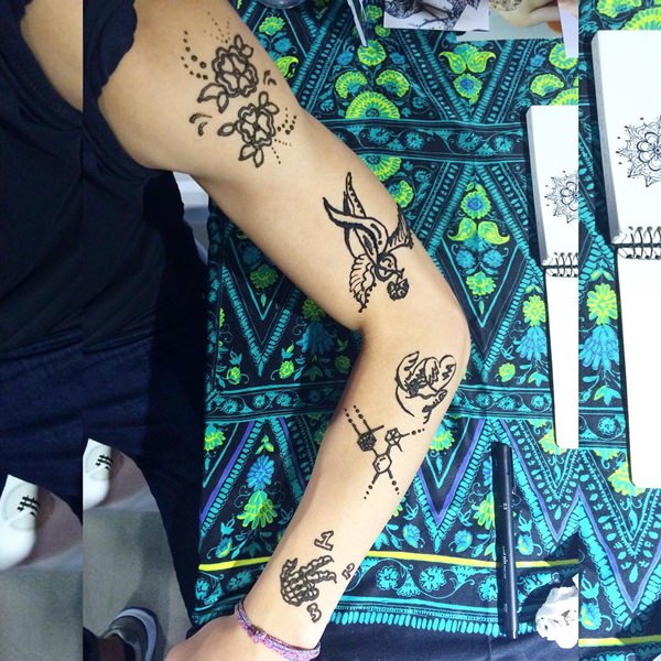 Fantastic henna tattoo design, idea 73