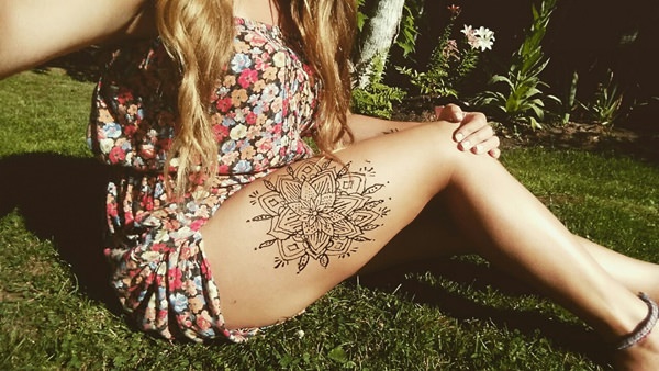 Fantastic henna tattoo design, idea 64
