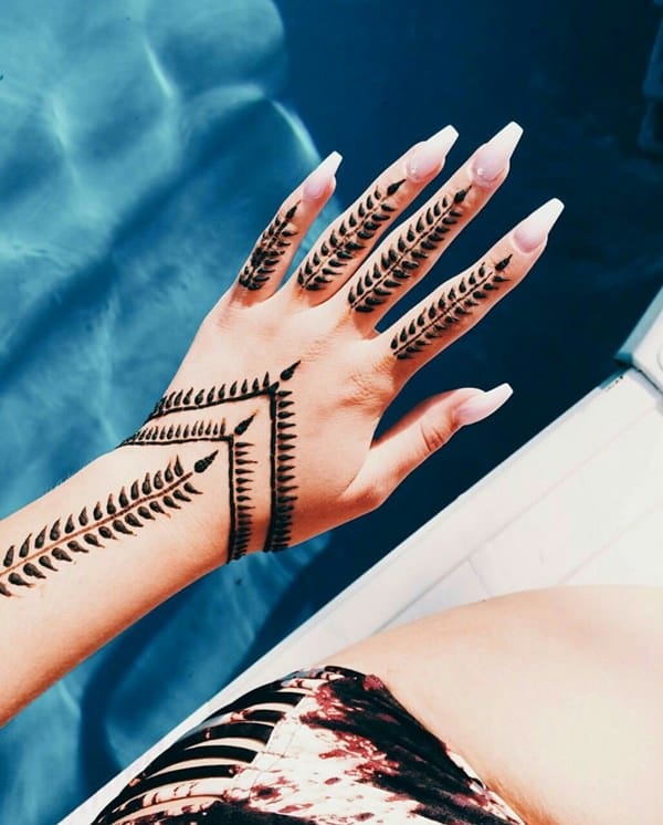 Fantastic henna tattoo design, idea 55