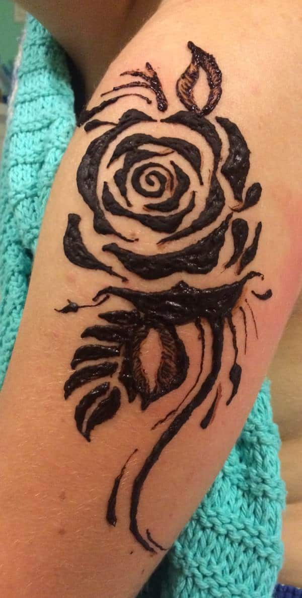 Fantastic henna tattoo design, idea 58