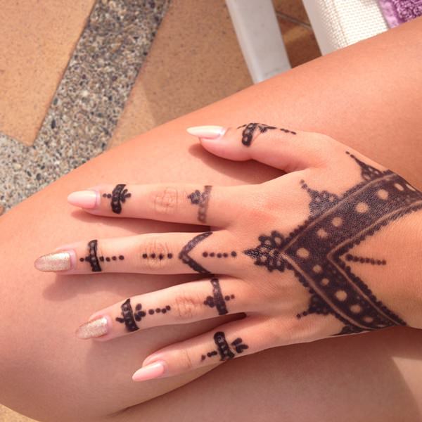 Fantastic henna tattoo design, idea 62