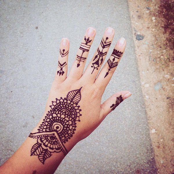 Fantastic henna tattoo design, idea 70