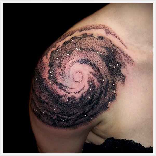 Outer negative space tattoo design, idea 21