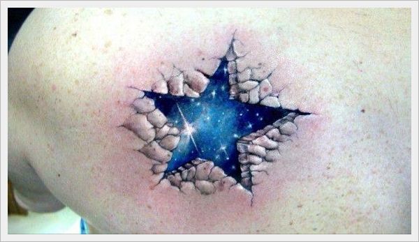 Outer negative space tattoo design, idea 32
