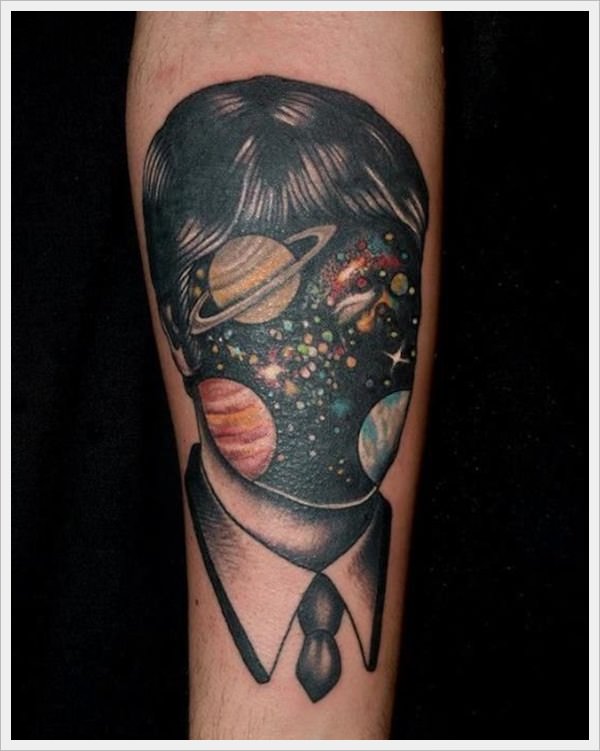 Outer negative space tattoo design, idea 52
