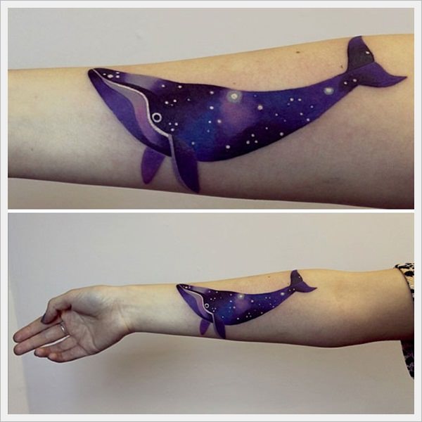 Outer negative space tattoo design, idea 40