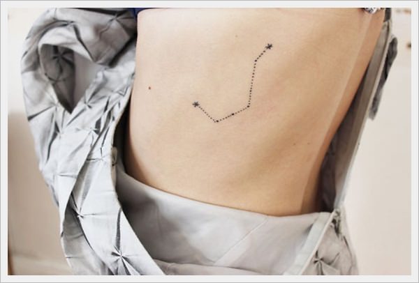 Outer negative space tattoo design, idea 47