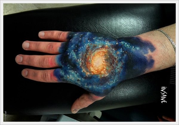 Outer negative space tattoo design, idea 22