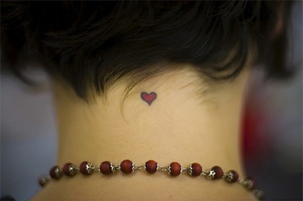 Heart tattoo design, idea 16