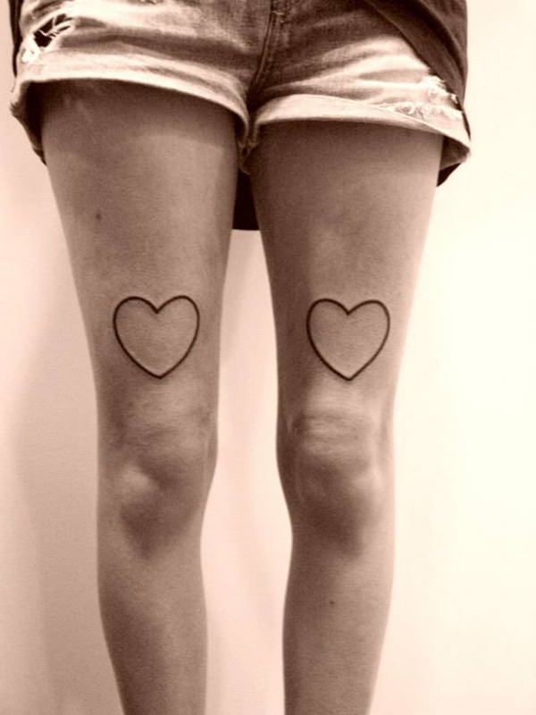 Heart tattoo design, idea 23