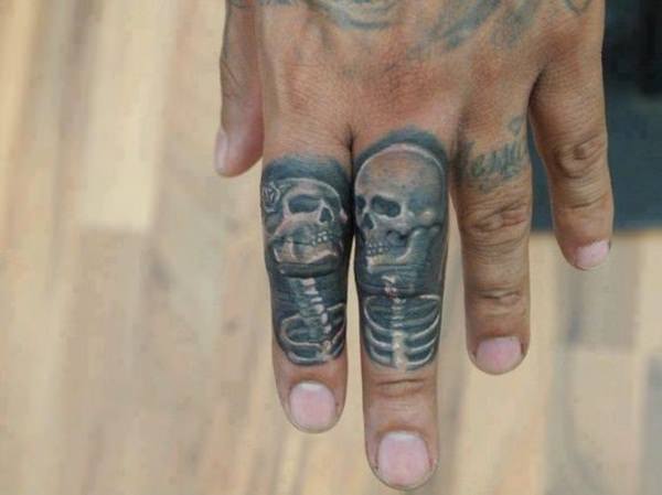 Finger tattoo design, idea 66