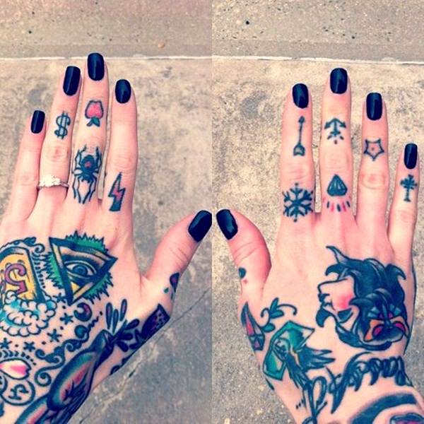 Finger tattoo design, idea 65