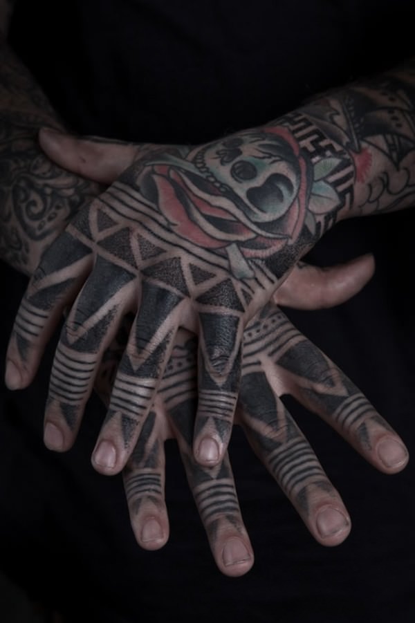 Finger tattoo design, idea 61