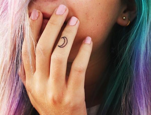 Finger tattoo design, idea 37