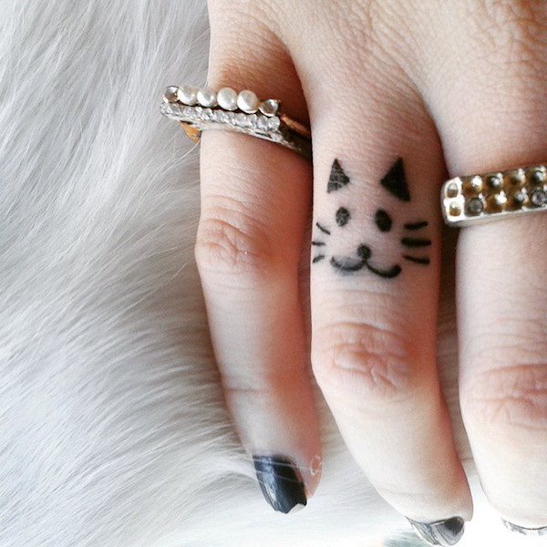 Finger tattoo design, idea 3