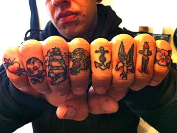 Finger tattoo design, idea 45