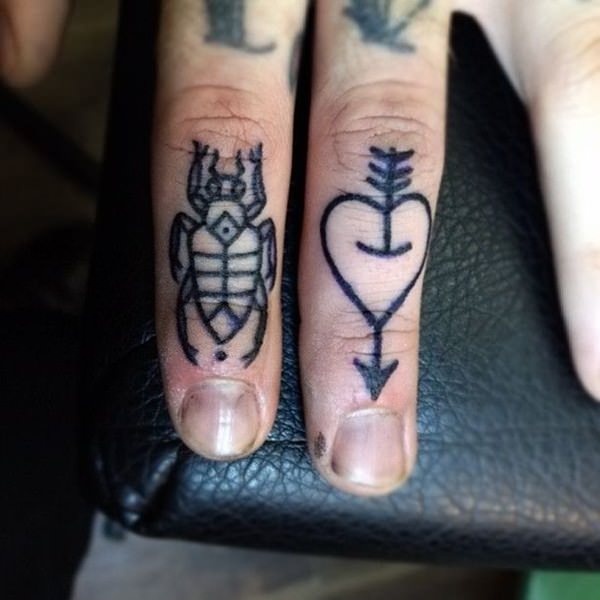 Finger tattoo design, idea 48