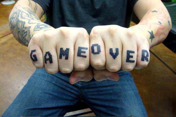Finger tattoo design, idea 58