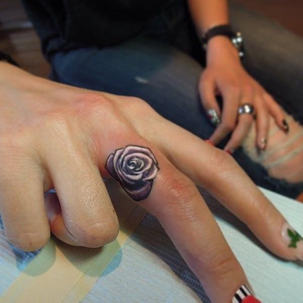 Finger tattoo design, idea 9