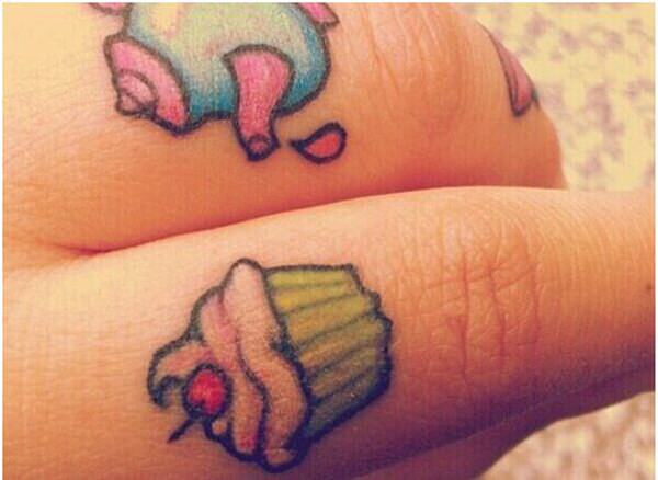 Finger tattoo design, idea 14