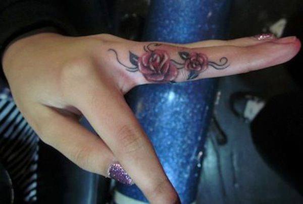 Finger tattoo design, idea 19