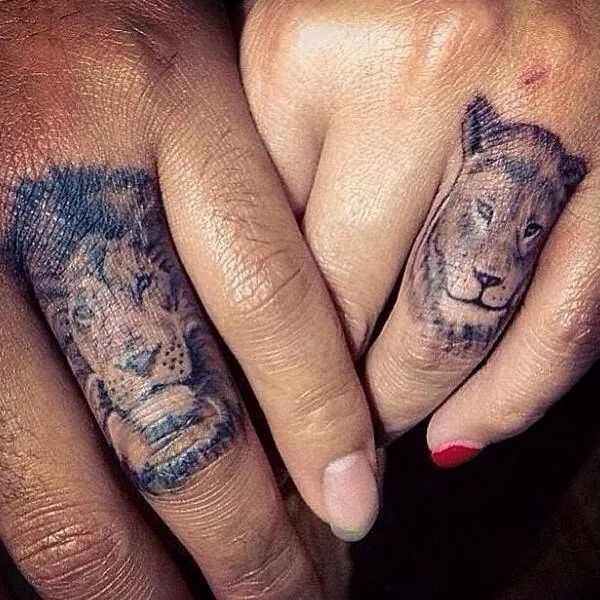 Finger tattoo design, idea 21