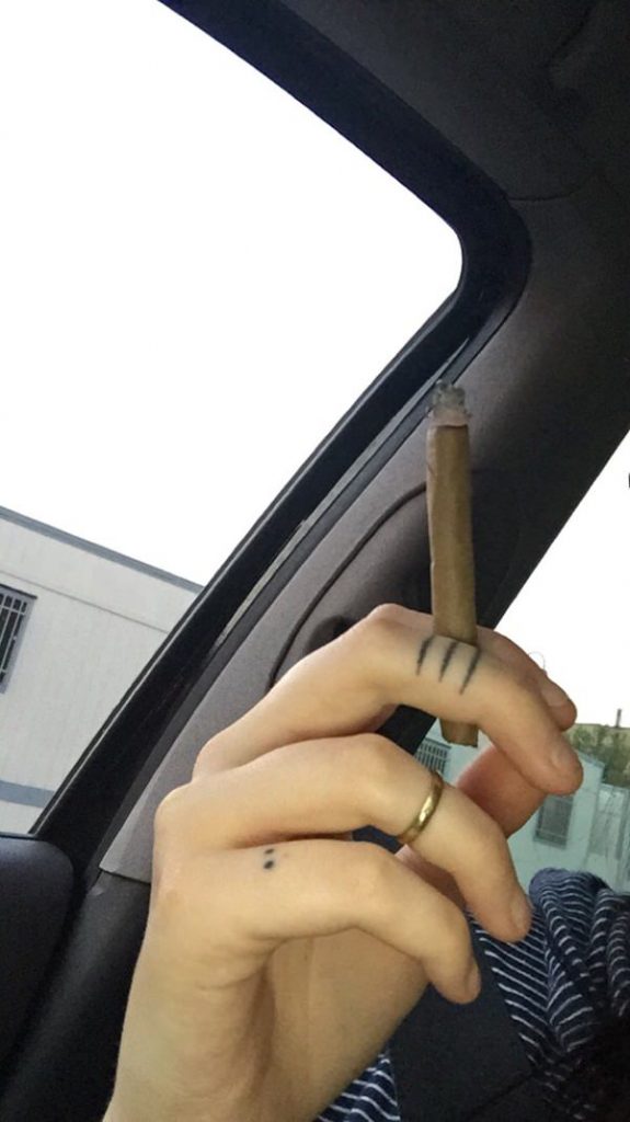 Finger tattoo design, idea 27