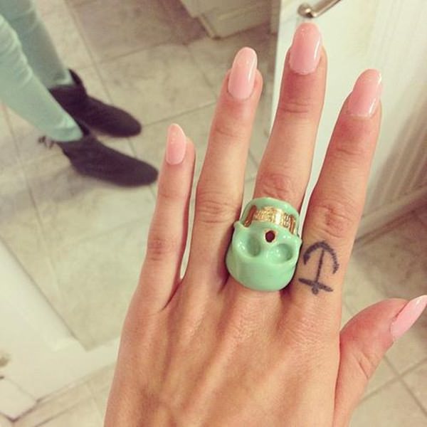 Finger tattoo design, idea 53