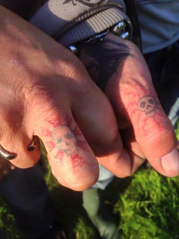 Finger tattoo design, idea 31
