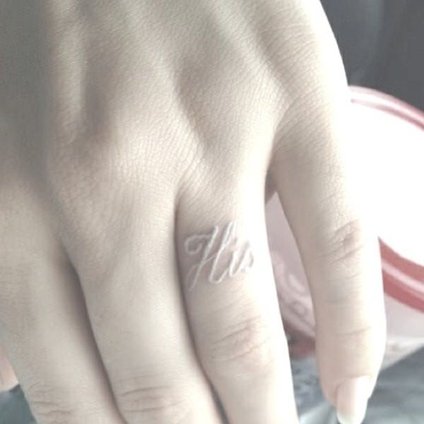 Finger tattoo design, idea 57