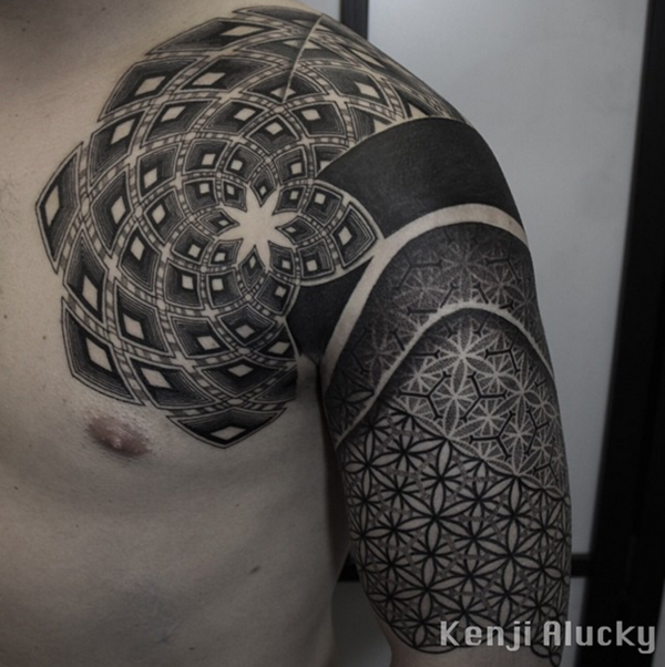 Grand sacred geometry tattoo picture design, idea 13