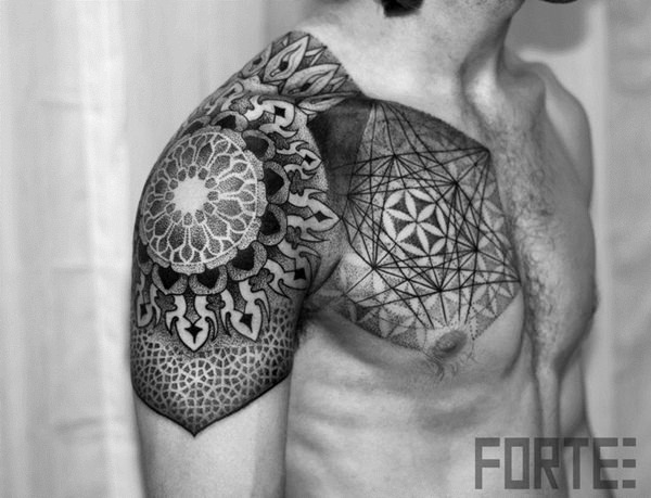 Grand sacred geometry tattoo picture design, idea 18