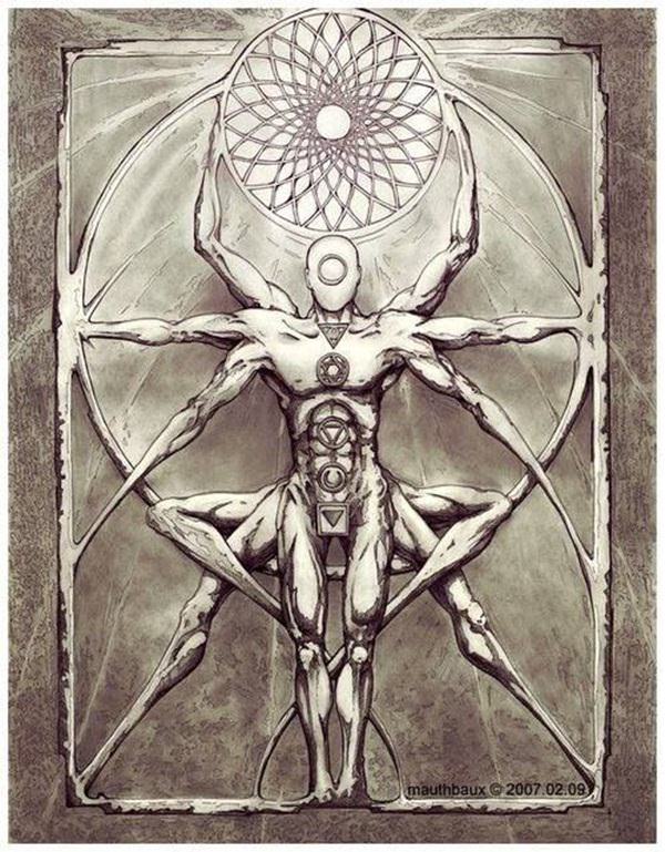 Grand sacred geometry tattoo picture design, idea 9
