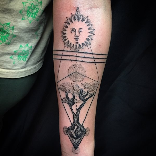 Grand sacred geometry tattoo picture design, idea 35