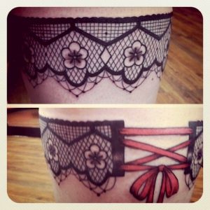 Lace tattoos design, idea 32