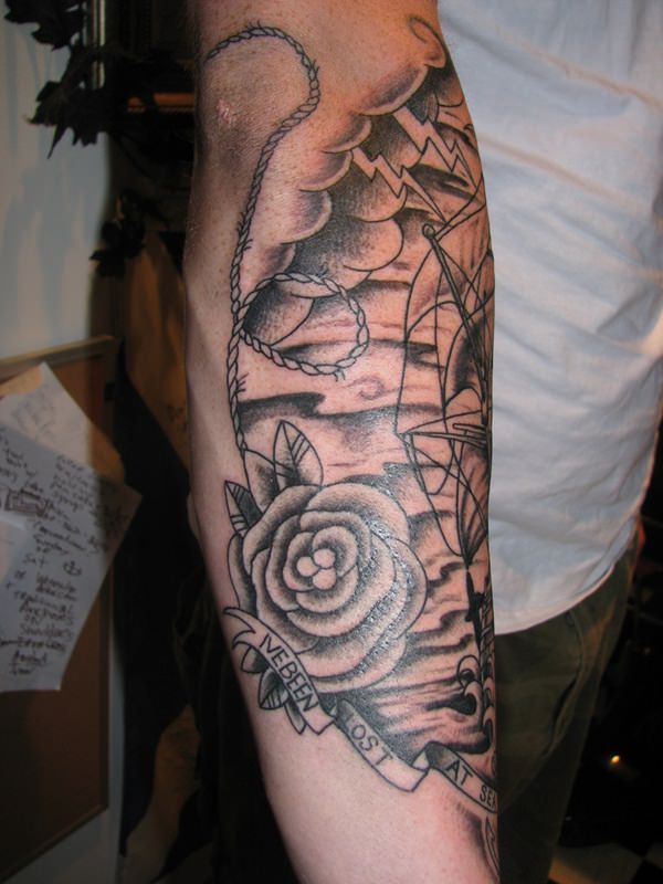 Lace tattoos design, idea 21